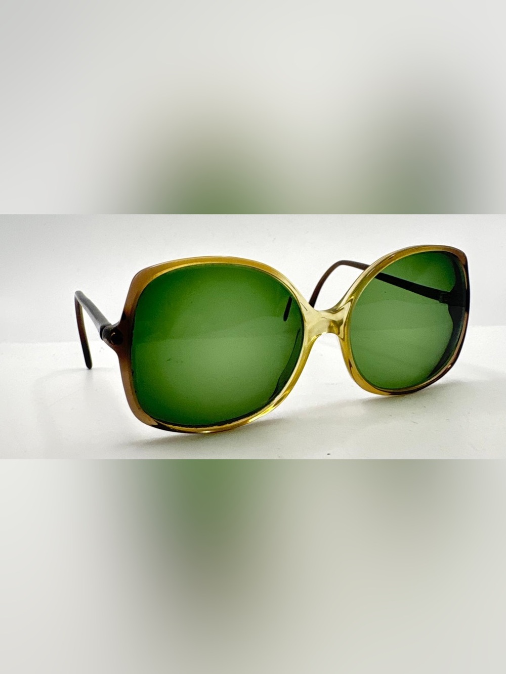 Darcy Brown Gray Oval Sunglasses Frames Only
